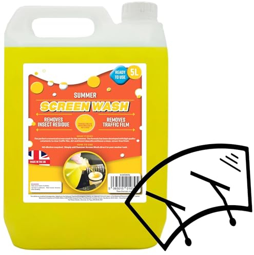 Summer Screen Wash High Performance Cleaning Ready To Use | Effective Down To 4°C Smear & Streak Free Finish