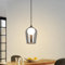 CBJKTX Hängelampe Esstisch Pendelleuchte Vintage - Glas Hängeleuchte 1 Flammig G9 Retro Esstischlampe Hängend Schwarz Pendellampe Höhenverstellbar für Schlafzimmer Wohnzimmer (ohne Leuchtmittel)