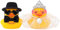 Yamobi 2 Stück Quietscheente für Hochzeiten, Braut und Bräutigam, Gummiente, Mini-Paar-Ente für Zeremonie, Geschenk, Souvenir, Heiratssegen, Elegantes, herzerwärmendes Geschenk