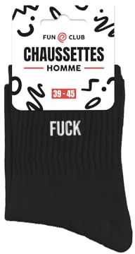 STC, Calzini uomo neri - Fuck (39-45)