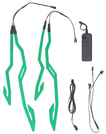 Signal -Helm -Licht, Motorradhelm -Lichtstreifen, LED -LED -Helmhelmhelmhelmhelmhelm -Wasserdichtungsaufkleber für Fahrrad, Verbesserung der Sicherheit und Rücklichtern