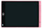 Bamberg 16 Inch LCD Drawing Tablet Writing Tablet Color Graffiti Board for Children Christmas Birthday Drawing Tablet Easy Install Easy to Use Pink