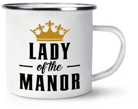 Gift Base Lady of The Manor Crown Emaille-Tasse