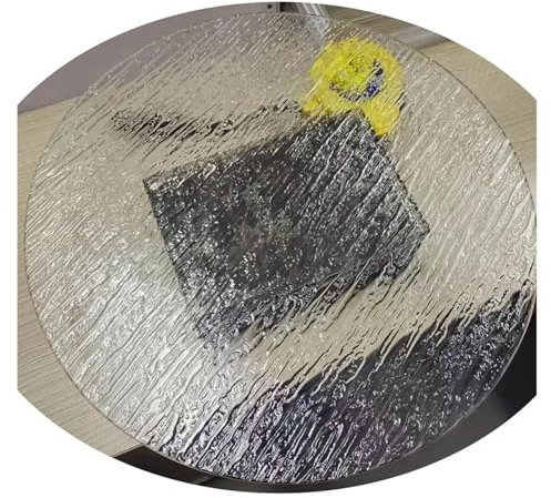 CSYQPDMBDL Drehteller aus Gehärtetem, runder Drehteller, Runde Tischplatte aus Glas Tischplatte aus klarem Glas(16in/40cm)