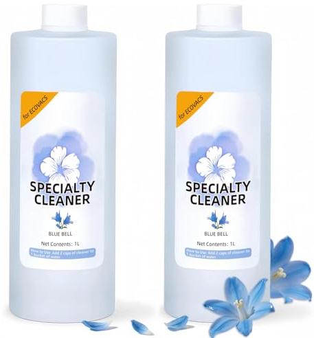 for ECOVACS Multi-Surface Floor Cleaning Solution, 2 Pack Floor Cleaner Compatible with DEEBOT T30S COMBO / T30S / X2 COMBO/ X2 OMNI/ T20 OMNI / X1 OMNI / X1 TURBO / T10 OMNI, 1L