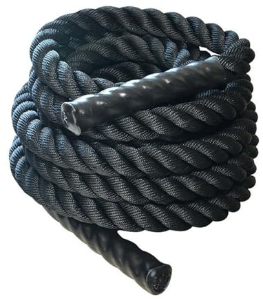 Zambuph Corda per saltare ponderata per allenamento muscolare in palestra Il poliestere fitness resistente e affidabile ha una buona flessibilità