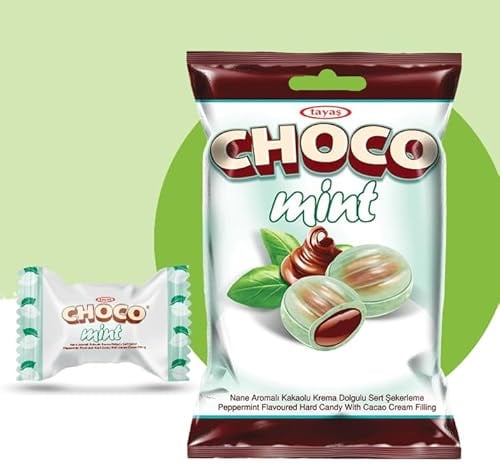 700g Tayas Choco Mint - Pfefferminzbonbon mit einer Kakaocremefüllung