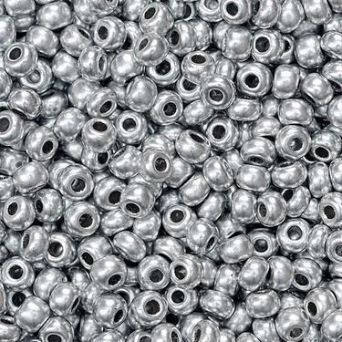 Gütermann / KnorrPrandell 3118711 - Rocailles perlmutt opak silber , 17 g/Dose
