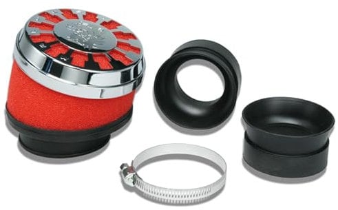 Filtro aria Malossi Red Filter E13, 42 – 58 mm, Raccordo ad angolo di 25 °