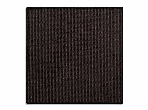 KARAT Sisal Fußmatte Teppich Vorleger Kratzteppich Katzenmöbel Kratzmatte Sisalmatte, widerstandsfähig & in vielen Farben und Größen erhältlich (50 x 50 cm, Schwarz)