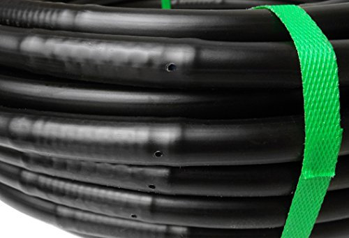 200m Garden (650ft) drip Pipe (Built in drippers) drip Hose/Leaky Pipe/Soaker Hose, Pressure compensating, 13mm/16mm (id/od)