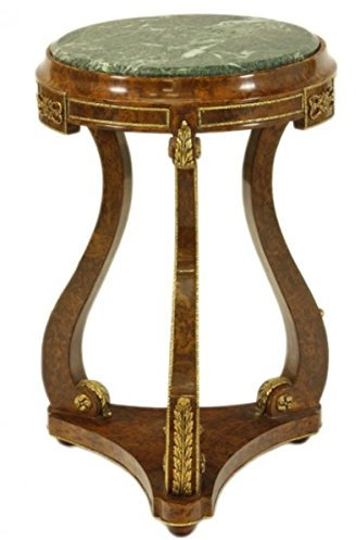 Casa Padrino Barock Beistelltisch Mahagoni/Bronze H70 x 45cm - Ludwig XVI Antik Stil Tisch - Möbel