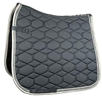 HKM SPORTS EQUIPMENT Schabracke -Crystal Fashion-, dunkelgrau, Vielseitigkeit