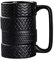 rackbone Tire Mug Car Wheel Cup for Coffee Tea Drinks Ceramics Tyre Cup Funny Gift Black 5 * 3 * 3inch 13.5oz