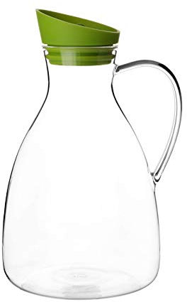 Viva Caraffa, Vetro, Trasparente/Verde, 162ml X 14 mm X 25 mm
