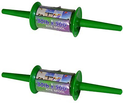 In the Breeze Bobine de cerf-volant torsadé 3424-2 — 13,6 kg x 150,2 m – Bobine de fil torsadé sur bobine (lot de 2)