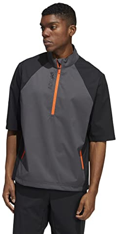 adidas Men's Provisional Short Sleeve Rain Golf Jacket Jacket