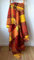 JOWOLLINA WOOLONLY 100% Lammwolle Wolldecke Plaid Karo Schottenmuster Tartan (Gelb/Henna-braun, 175x210 cm)