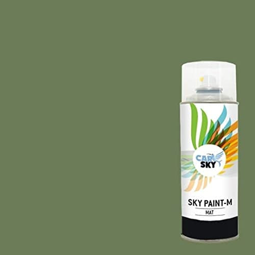 CARSKY Bombe de peinture RAL Vert Réséda 6011 finition mat 400ml