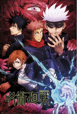 Jujutsu Kaisen - Group - TV-Serie - Poster - Größe 61x91,5 cm