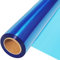 Rouleau de cellophane bleu (30,5 m de long x 44,5 cm de large) – Papier d'emballage en cellophane bleu transparent de 2,5 mm d'épaisseur, emballage coloré pour décoration de panier à fleurs
