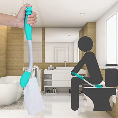 Toilet Aids Tools Disabled aids, Long Reach Comfort Wipe, Disability aids, Toilet Tissue Aids Tools,Bottom Wiper, Toilet aids for Wiping, Extends Your Reach15 Grips Toilet Paper