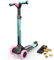 BERG Nexo Foldable Lights Magnet-Deck Mint | Kinderroller | Kinderscooter | Klappbar & Tragbar | LED-Lichter & Magnet-Deck | Sicher & Stabil | Ergonomische Rücktrittbremse | Für Kinder ab 2 Jahren