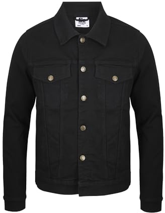 AWDis So Denim SD060 Mens Noah Denim Jacket - Black - 2XL