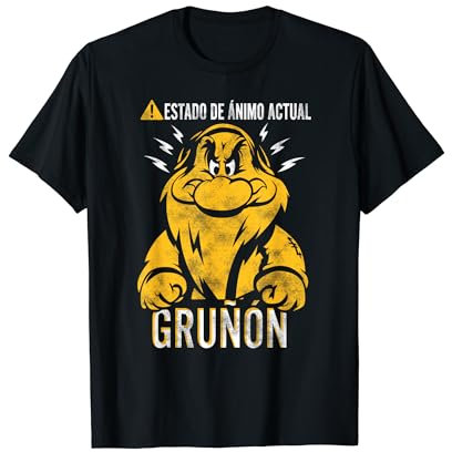 Disney Snow White Grumpy Estado de Ánimo Actual Gruñon Camiseta