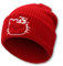 Ohjijinn Damen Kawaii Beanie-Mütze, rot, Einheitsgröße