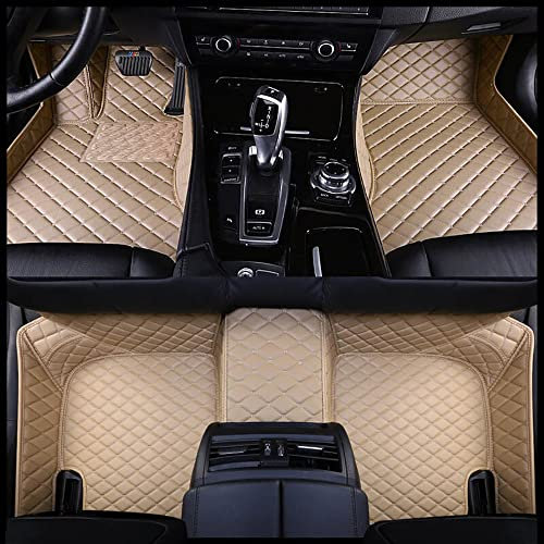 BELIKES Modelle Vollständig umgebene Auto Leder Fußmatten Allwetter-wasserdichte Teppiche, für Kia Sorento(7seats) 2015-2023 Zubehör,A