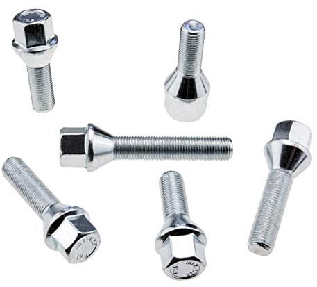 20x Radschraube M12x1,25 24mm Radbolzen Kegelbund SW17 Längenauswahl