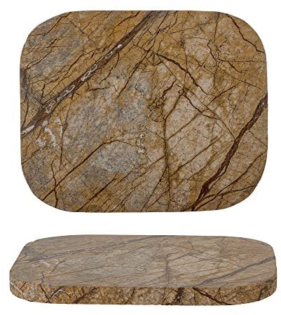 Bloomingville - Deborah Serviertablett, braun, Marmor (82059497)