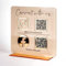 Pahdecor QR-Code-Schild, QR-Code-Ständer, Scannen zum Bezahlen mit Ständer, personalisierte Social-Media-Schilder, Acryl, Beauty-Shop, Salon, Friseure, Kosmetikerin, für Restaurant, Büro