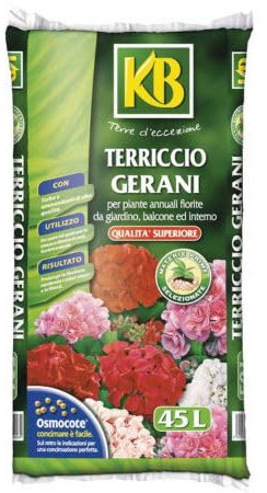 KB Terriccio Gerani e Piante Fiorite Premium