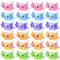 Junkin 96 Stück Mini Axolotl Harz Charms Miniatur Axolotl Ornament winzige Tierfiguren für DIY Garten Puppenhaus Geburtstag Party Dekoration Aquarium