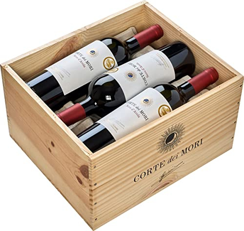 6er Paket in Holzkiste Corte dei Mori 2021 Nero d'Avola Sicilia