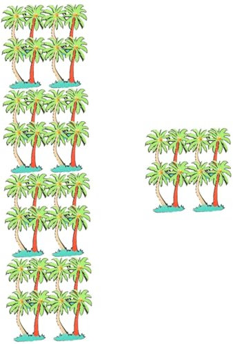 Abaodam 5stücke Kreativer Wandaufkleber Für Klassenzimmer Selbstklebende Moosgummi-dekoration Mit Kokosnussbaum- Teiliges Für Lebendige Raumgestaltung Für Schule Und Kinderzimmer