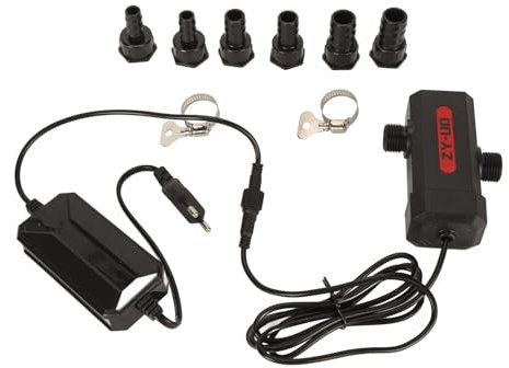 Luz Limpia para Acuario, Desinfectante UV para Pecera de 7 W, Luz Sumergible con Temporizador de 4 Velocidades, Recirculación Automática, Tubo de Cuarzo Engrosado a Prueba