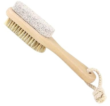 Ipetboom 2stücke Doppelseitiger Bimsstein Für Fußpflege Callus Remover Mit Borsten Effektiver Fußschaber Zur Entfernung Von Hornhaut Und Abgestorbener Haut Handlich Und Langlebig