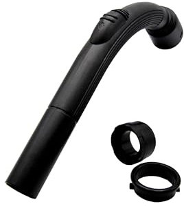 LeaBen Handgriff Ersatz Griff 35 mm passend für Staubsauger von Miele, Bosch, Siemens, AEG und viele mehr, inklusive Innengewinde und Klickring