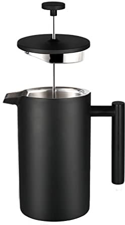 AVSWCIIS Cafetera a presión, máquina para té y café, embudo dosificador, vajilla de 58mm, Espumador de leche al vacío, cuchara, tetera