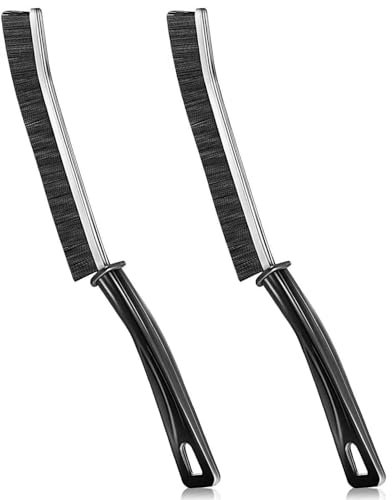 2pcs Crevice Cleaning Tool for Bathroom Toilet, Kitchen Sink, Tile Groove Gap, Home Door Window Groove - Narrow Crevice Brush UK