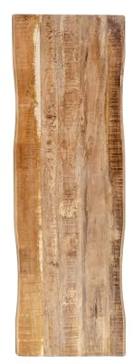 SAM Holzplatte Toni 200x60 cm Mangoholz Baumkante Tischplatte