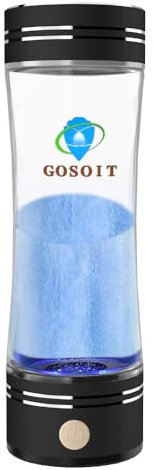 GOSOIT Hydrogen Water Bottle Ionizer Maker Machine Hydrogen water pitcher generator with SEP&PEM Tech