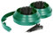 Harbour Housewares 2X Flexible Rasen- und Wegkanten aus Kunststoff mit 40 Heringe - 20m x 4cm - Grün - Garten Gras Blume Pflanze Bett Stein Grenze Rand Rollen
