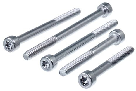 SECCARO Tornillo cilíndrico M3 x 30 mm, acero inoxidable, V2A, VA A2, ISO 14579/DIN 912, TX/hexagonal hexagonal, rosca parcial, 20 unidades
