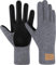 normani Merinohandschuhe Wollhandschuhe Outdoor Winterhandschuhe Strickhandschuhe Fingerhandschuhe aus 100% Merinowolle für Damen und Herren Farbe Grau mit Schafleder Größe S/M