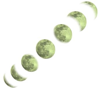 JOINPAYA Leuchtender Wandaufkleber Mondphasen Satz Für Schlafzimmer Kinderzimmer Fluoreszierende Abnehmbare Wanddekoration Selbstklebend Für Glatte Oberflächen