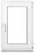 Framex Ventana de sótano PVC pequeña blanca de ANCHO x ALTO 50 x 75 cm (500 x 750 mm), doble acristalamiento (32 mm), oscilobatiente, DIN derecha, Premium